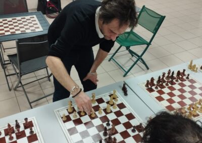 Aurélien en démonstration au Tennis Club de la Rose des Vents